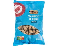 amendoim auchan com casca com sal 500 g product image