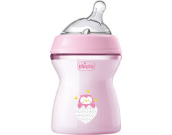 biberão chicco natural feeling rosa 2m+ 250ml product image
