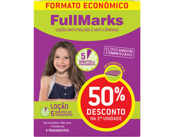 Imagem do produto loção fullmarks anti piolhos 2x100ml 50% 2ªun