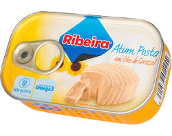 Imagem do produto atum posta ribeira em óleo de girassol 120(78)g