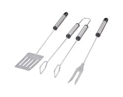 Imagem do produto utensílios churrrasco garden star inox pack 3 unidades