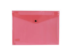 Imagem do produto porta documentos com mola a6 liderpapel vermelho