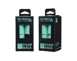 Imagem do produto sacos p/dejectos fuzzyard biodegradáveis 8x15 sacos