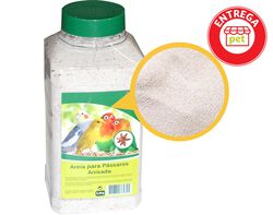 Imagem do produto areia anizada p/gaiola pássaro 2350gr*