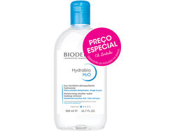 água micelar bioderma hydrabio h20 500ml promoção product image