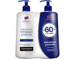 Imagem do produto loção neutrogena corpo pele seca 2x750ml -60% 2ªun