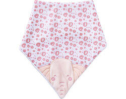 Imagem do produto babete saro jungle animals rosa