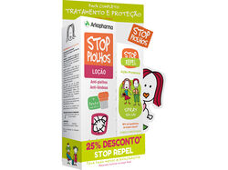 Imagem do produto loçao stop piolhos elendeas+pente 100ml +repelent