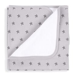 Imagem do produto manta algodão interbaby estrelas cinza 78x78 cm