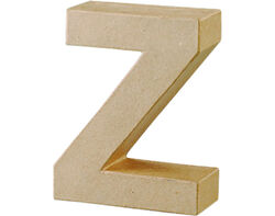 letra papel z mache 17cm product image