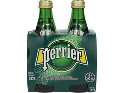Imagem do produto água perrier com gás garrafa vidro 4x0.33l