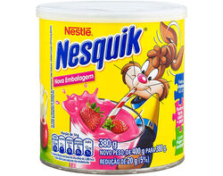 Imagem do produto achocolatados nesquick morango 380g