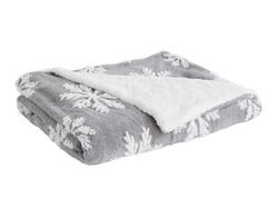 Imagem do produto manta borreguito cinza actuel flocos neve 130x170cm sw
