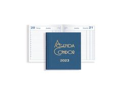 Imagem do produto agenda mini diaria 2023 condor firmo azul 10x16cm