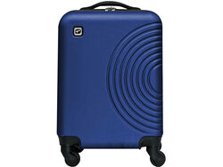 Imagem do produto mala de viagem média rigida airport azul 4 rodas 60cm