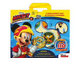 Imagem do produto livro mickey e os superpilotos mala de atividades