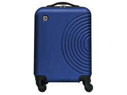 Imagem do produto mala de cabine rigida airport azul 4 rodas 50cm