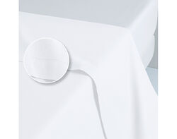 Imagem do produto lençol de cima actuel branco 100% algodão 160x280cm