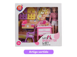boneca babysitter one two fun com acessorios 29 cm modelos sortidos product image