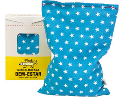 Imagem do produto almofada flash bem-estar estrelas azuis 22x16