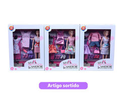 boneca fashion com outfit one two fun 29cm modelos sortidos product image