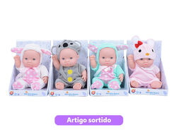 boneco bebé one two fun 20cm com fatinho animal modelos sortidos product image