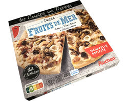 Imagem do produto pizza auchan frutos do mar m clássica cozida pedra 400g