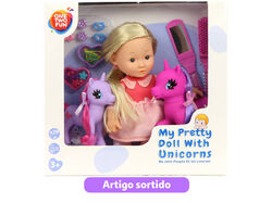 boneca fada com unicórnio one two fun modelos sortidos product image