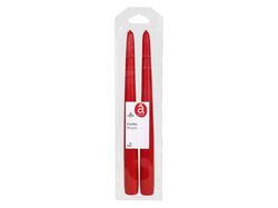 Imagem do produto velas castiçal actuel vermelhas cj 2 24.5cm