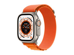 Imagem do produto apple watch ultra gps + cellular 49mm titanium laranja