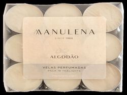 Imagem do produto tealights com aroma manulena marfim 18x11g