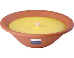 Imagem do produto vaso terracota royal flame vela citronella +-13h