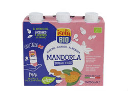 bebidas vegetais isola amendoa bio 3x250ml product image