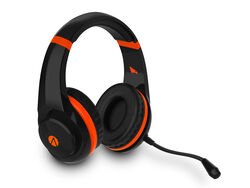 Imagem do produto auscultadores gaming com fios stealth xp-raptor multiplataforma preto e laranja