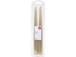 Imagem do produto velas actuel douradas 25cm pack 2 unidades