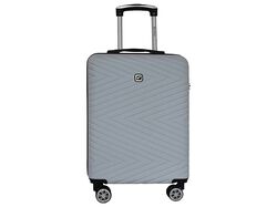 Imagem do produto mala de cabine rigida airport cinzento claro 8 rodas 55cm