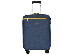 Imagem do produto mala de cabine flexivel airport azul 4 rodas 54cm