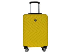 Imagem do produto mala de cabine rigida airport amarelo 8 rodas 55cm