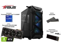 Imagem do produto desktop gaming insys 231156 powered by asusintel i9 32gb 512gb geforce rtx3080