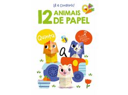 Imagem do produto livro lê e constrói! 12 animais de papel quinta