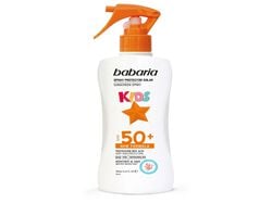 Imagem do produto loção solar spray babaria infantil f50+ 200 ml