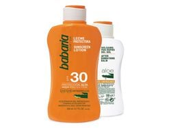 Imagem do produto loção solar babaria aloe vera spf30 200ml +aftersun