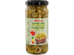 Imagem do produto azeitonas verdes auchan rodelas em frasco 230(105)g