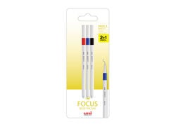 Imagem do produto caneta ponta fina uniball 0.4mm 2 unidades + 1 oferta