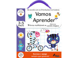 Imagem do produto livro vamos aprender 3-5 anos: escreve e apaga