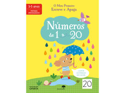 Imagem do produto livro o primeiro escreve e apaga números 1 a 20