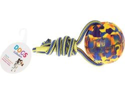 brinquedo cão dogs collection bola com corda 55x7cm product image