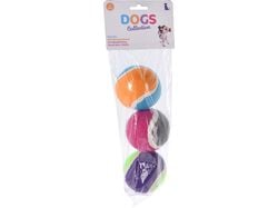 brinquedo cão dogs collection bolas ténis 3unid product image
