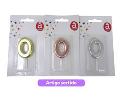 Imagem do produto vela aniversário nº0 actuel cores sortidas