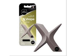 Imagem do produto ambientador auto aroma car x shape silver